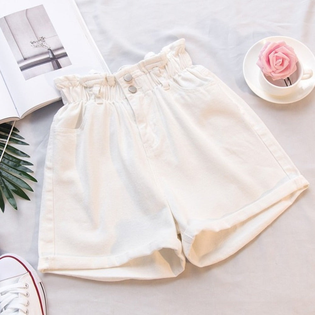 High Elastic Waist Shorts