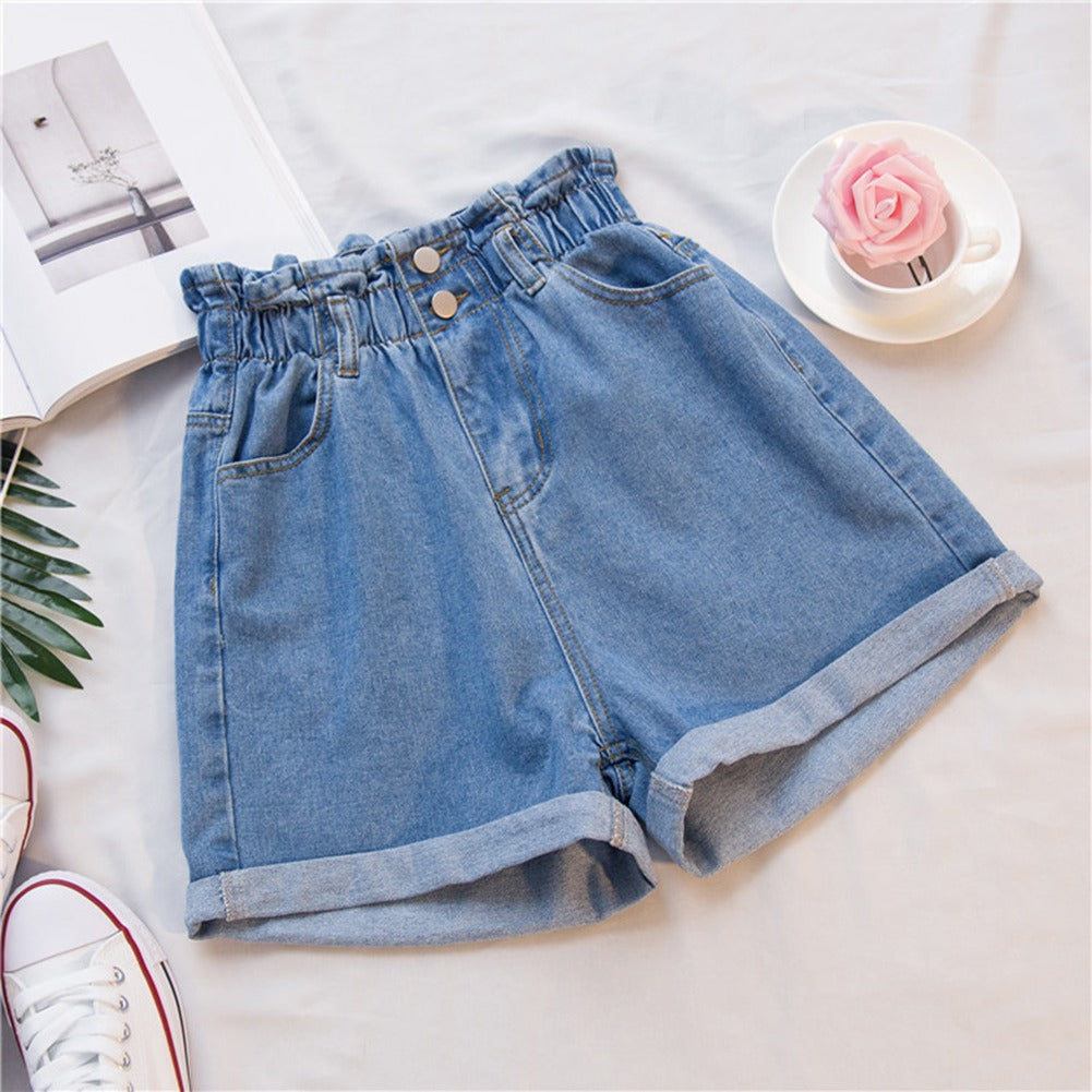 High Elastic Waist Shorts