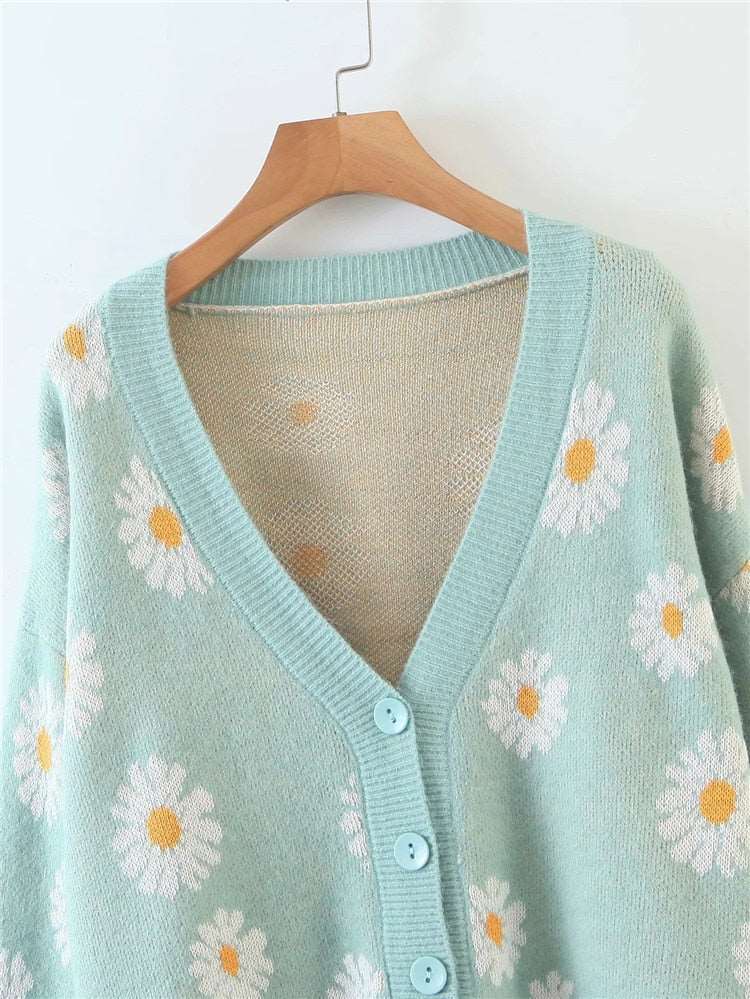 Daisy V-Neck Cardigan