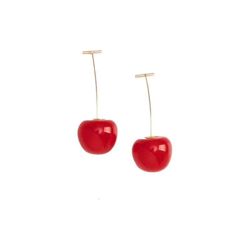 Boucles d'oreilles cerises douces