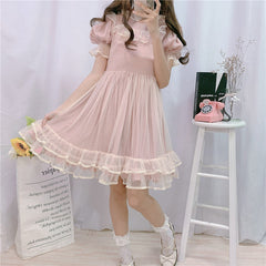 Kawaii Ruffle Tulle Princess Dress