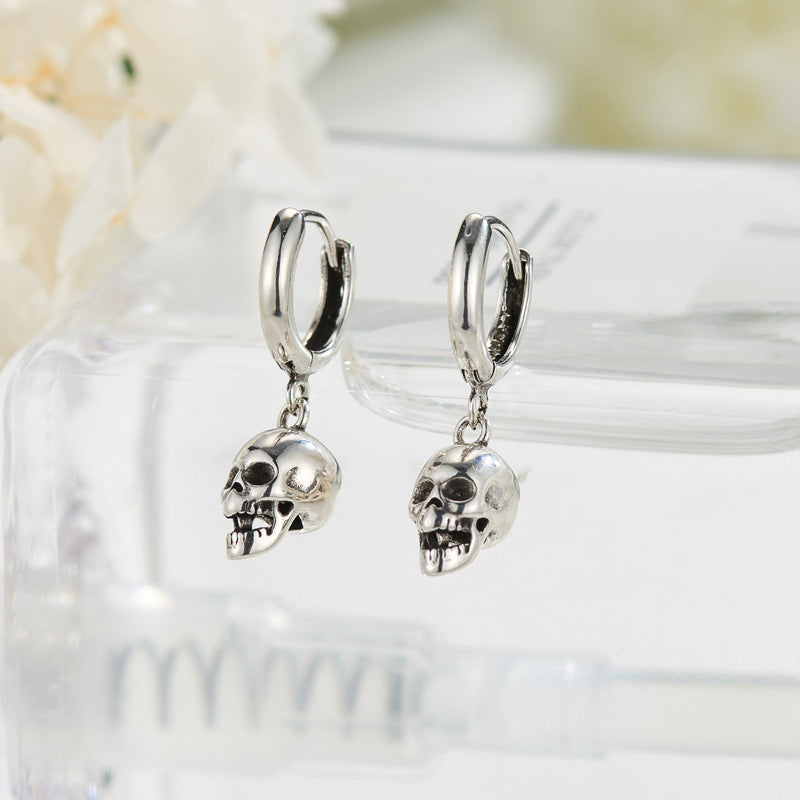 Skull Drop Earrings