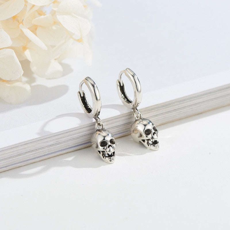 Skull Drop Earrings