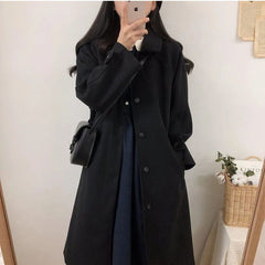 Long Thickened Lined Coat