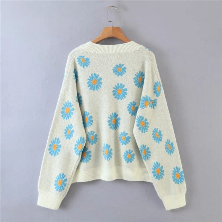 Daisy V-Neck Cardigan