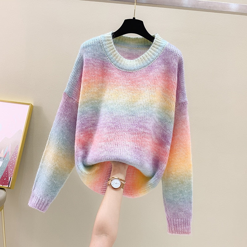 Pullover Rainbow Sweater