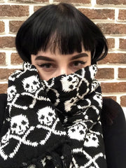 Skull Scarf and Hat Set