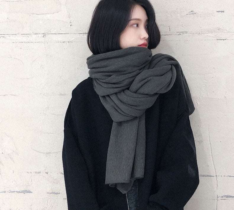 Cozy Solid Color Scarf