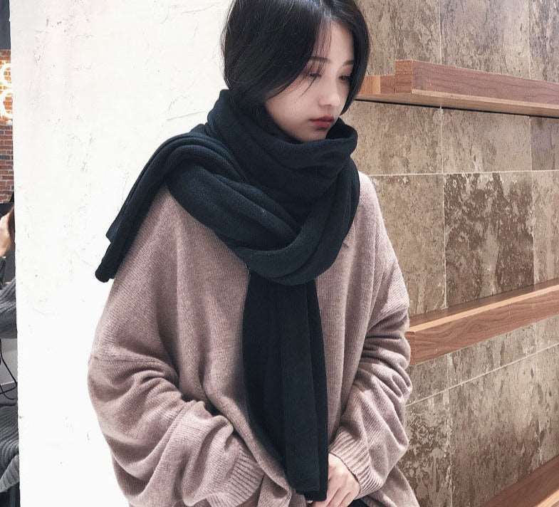 Cozy Solid Color Scarf