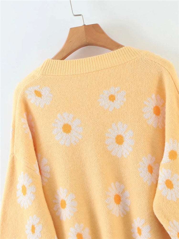 Daisy V-Neck Cardigan