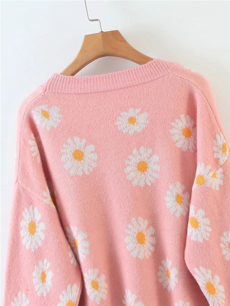 Daisy V-Neck Cardigan