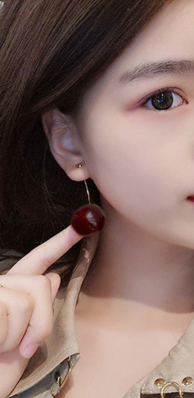 Boucles d'oreilles cerises douces