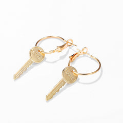 Key to Love Earrings