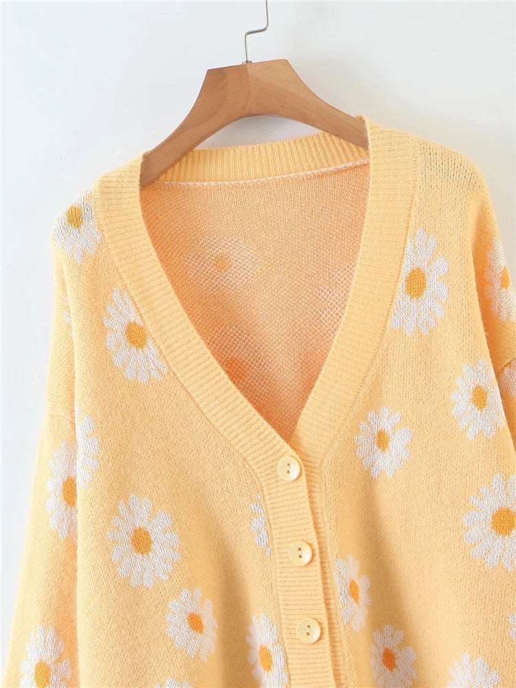 Daisy V-Neck Cardigan