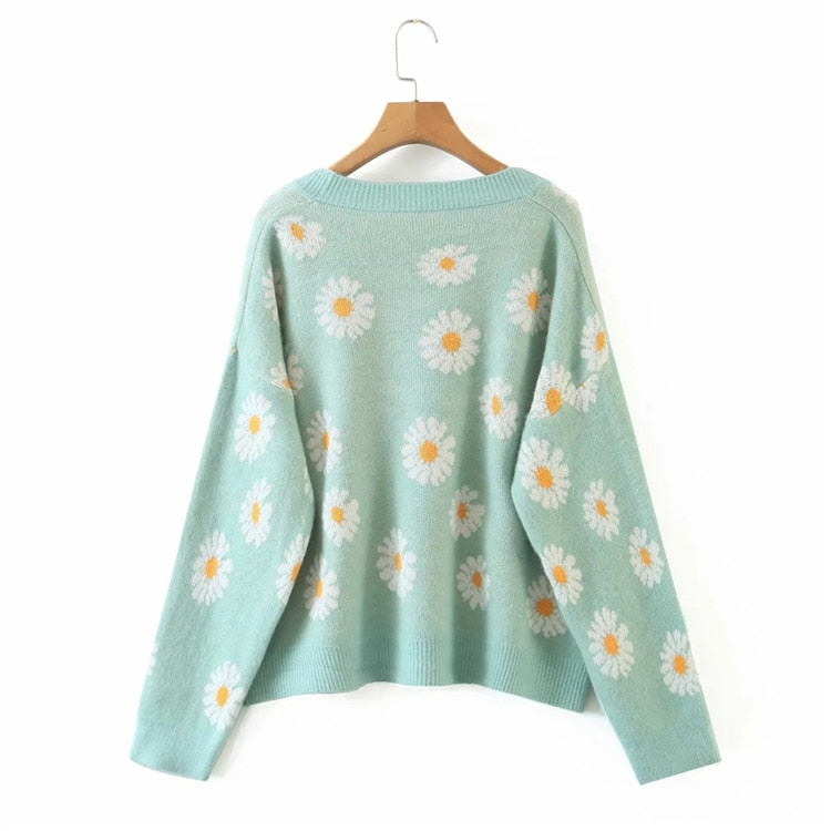 Daisy V-Neck Cardigan