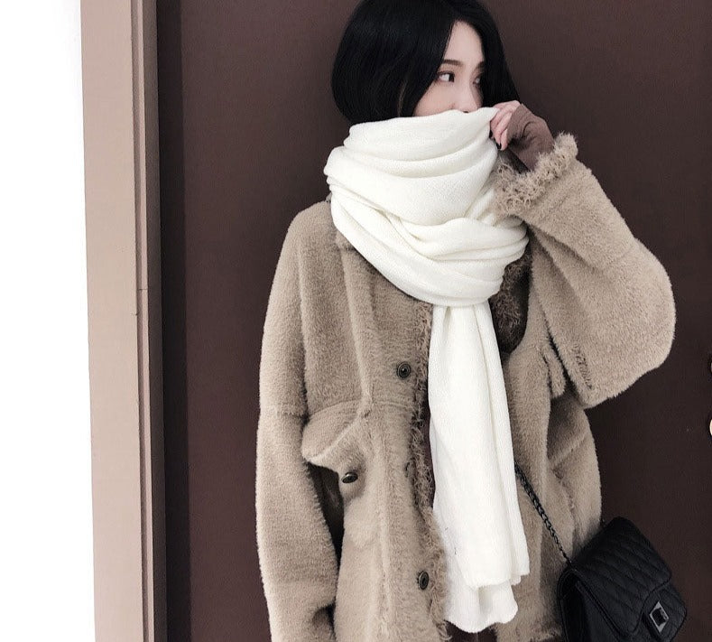 Cozy Solid Color Scarf