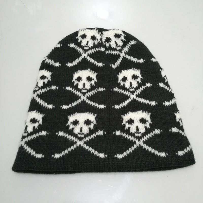 Skull Scarf and Hat Set