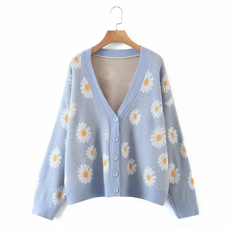 Daisy V-Neck Cardigan