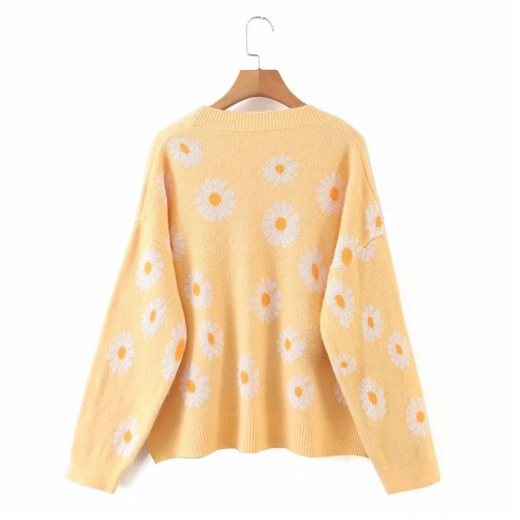 Daisy V-Neck Cardigan