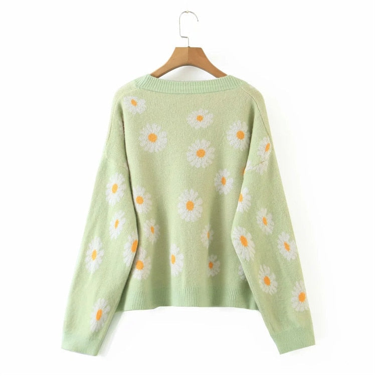 Daisy V-Neck Cardigan