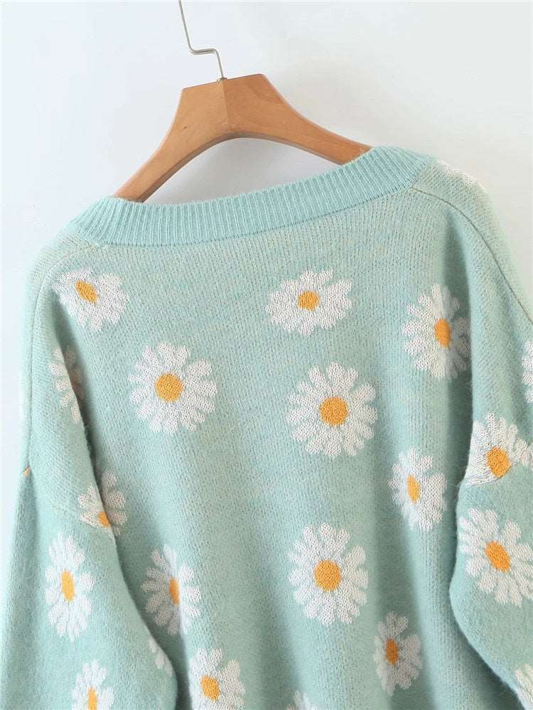 Daisy V-Neck Cardigan