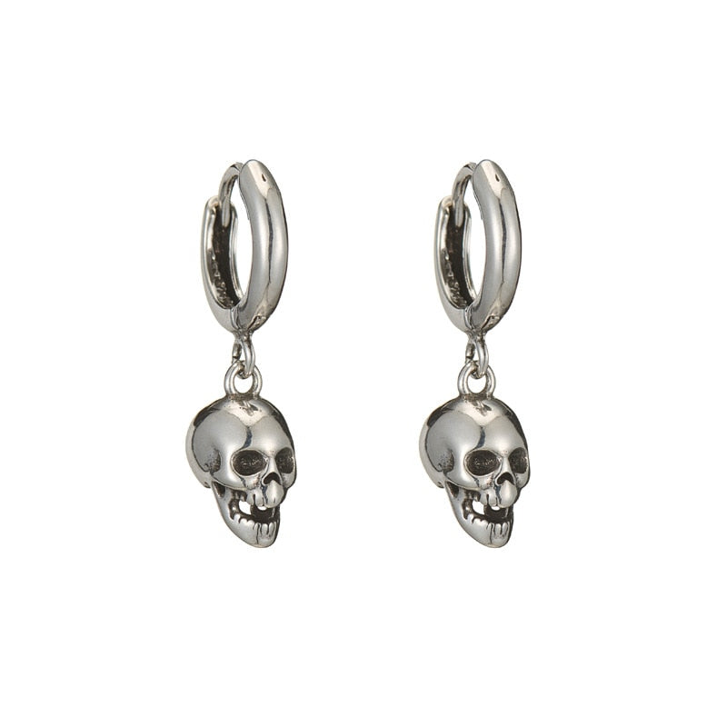 Skull Drop Earrings