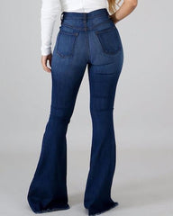 High Waist Flare Leg Jeans