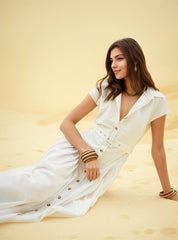 Lapel Single-Breasted Slim Fit Dress