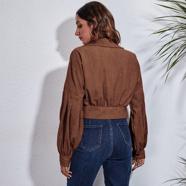 Women bellerose denim corduroy jacket