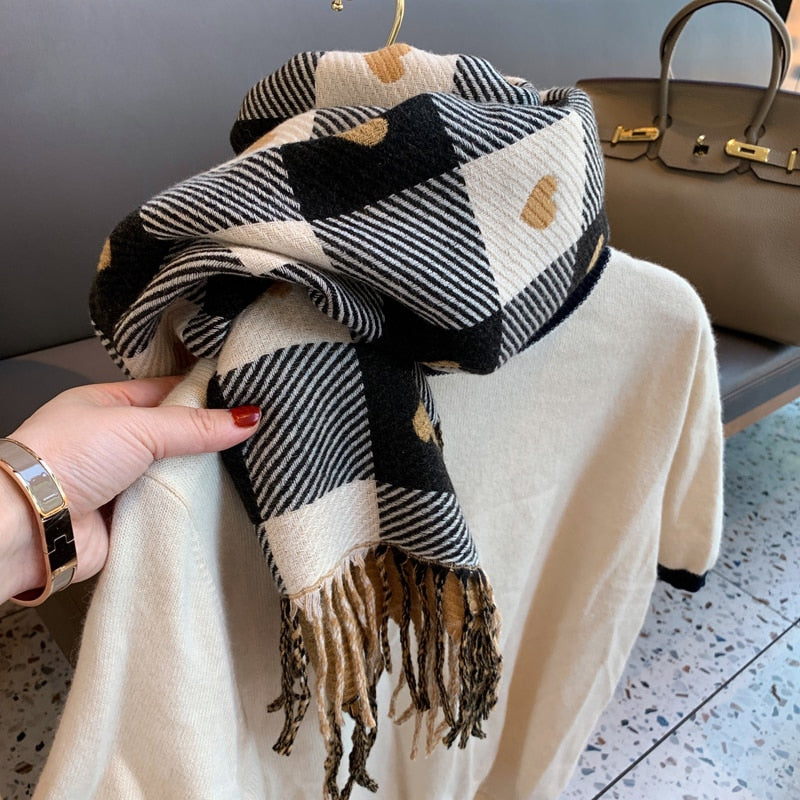 Pretty Love Gingham Scarf