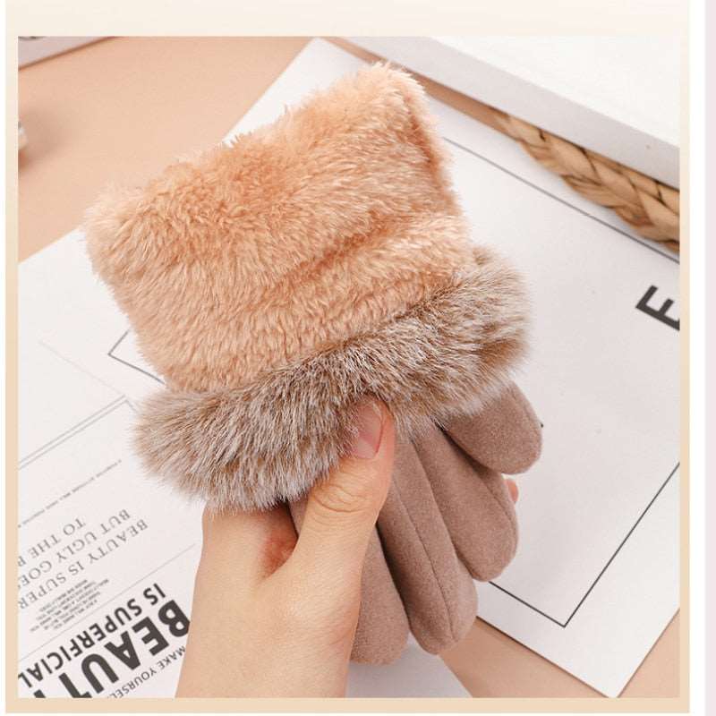 Cute Faux Fur Gloves