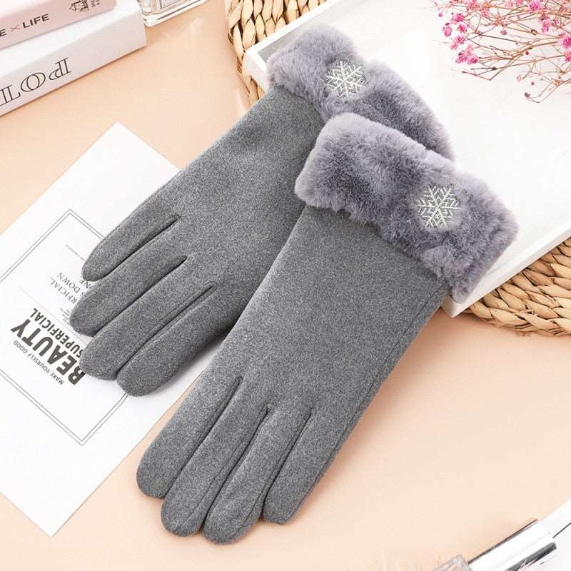 Cute Faux Fur Gloves