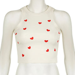 Heart of Hearts Cropped Tank Top