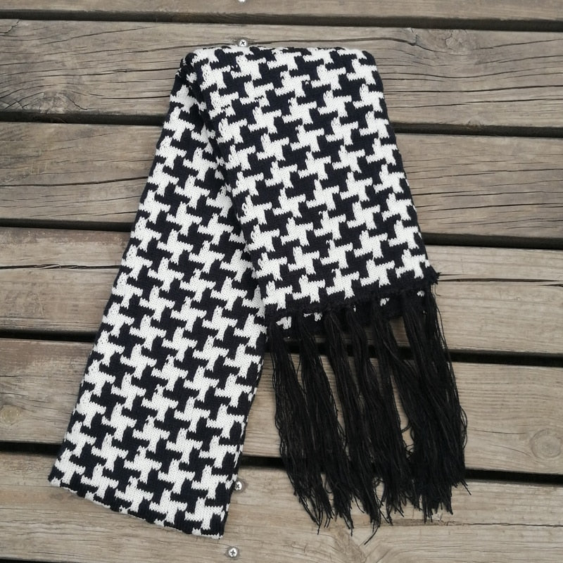 Printed Fringe Scarf