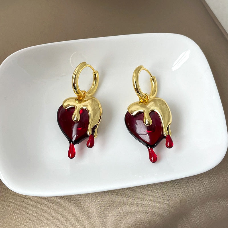 Bleeding Heart Earrings