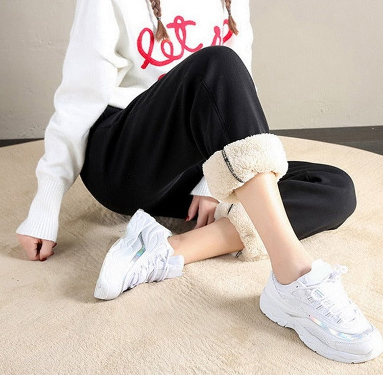 Fleece-Lined Sweatpants