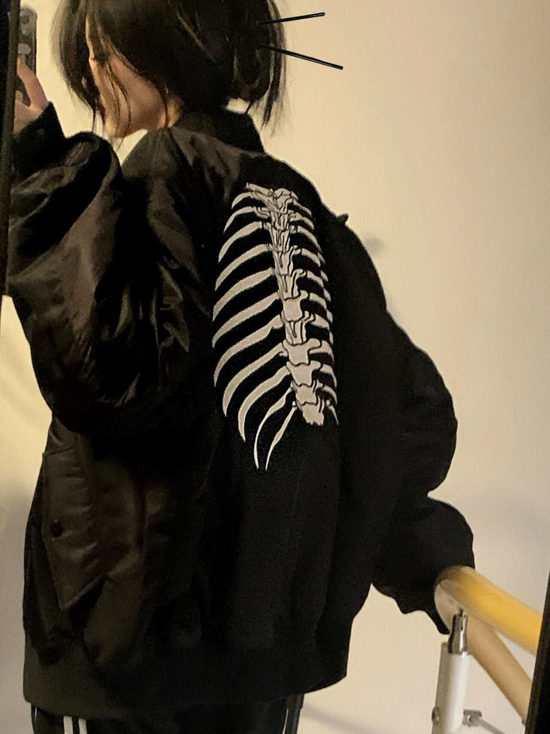 Skeletal Bomber Jacket