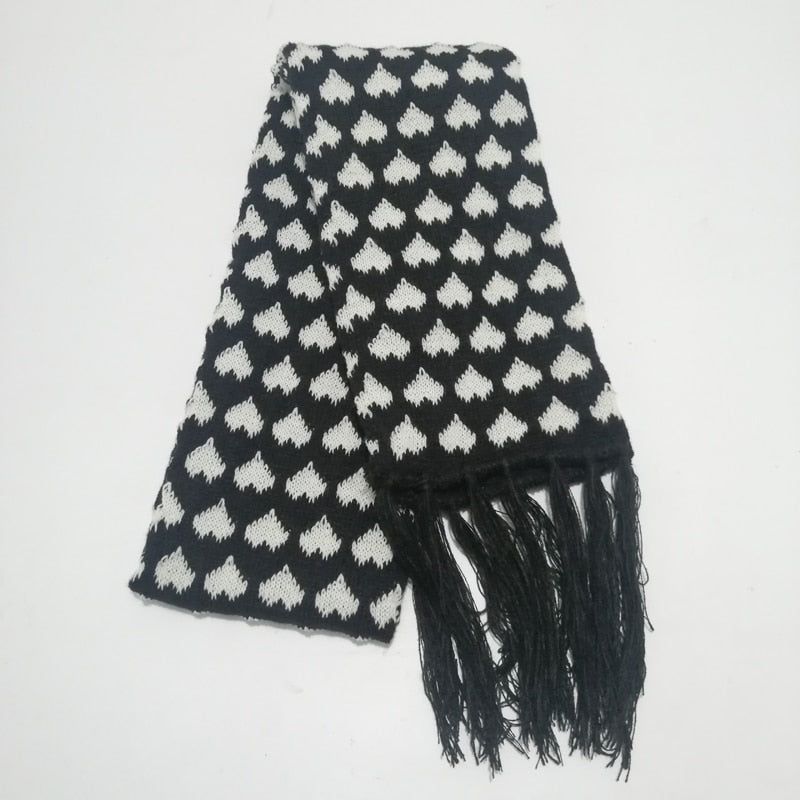 Printed Fringe Scarf