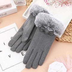 Cute Faux Fur Gloves