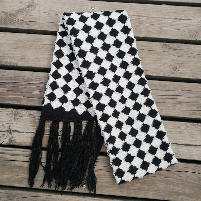 Printed Fringe Scarf