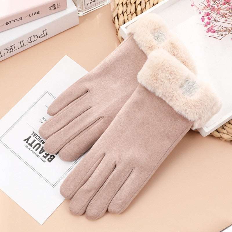 Cute Faux Fur Gloves