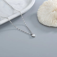 Collier Coeur Argent