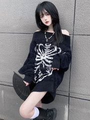 Grunge Skeletal Sweater