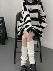 Oversized Striped Sweater