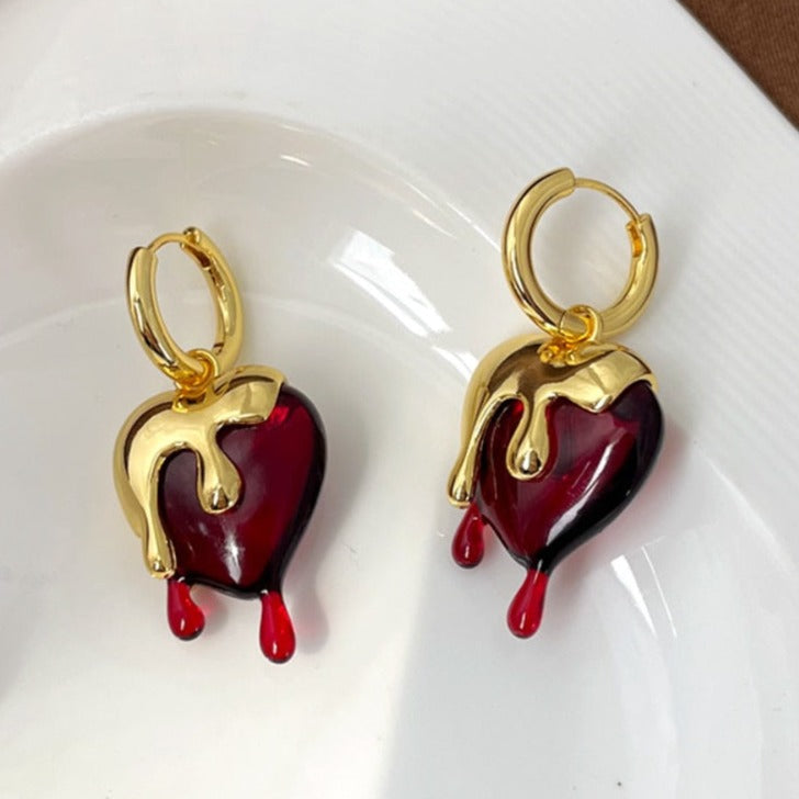 Bleeding Heart Earrings