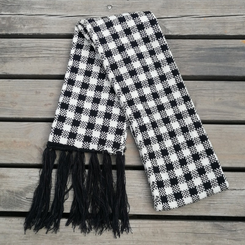 Printed Fringe Scarf