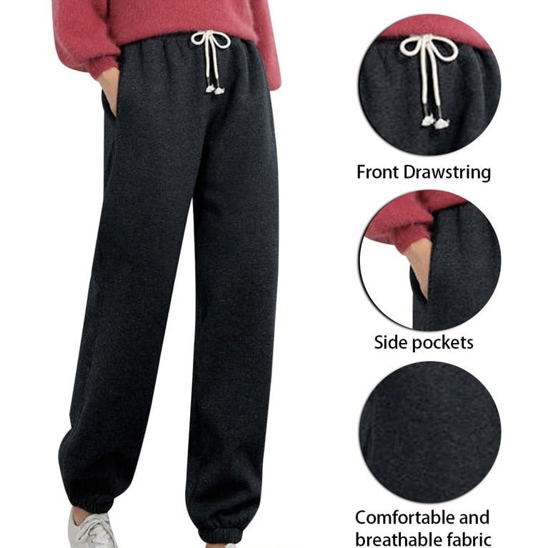 Fleece-Lined Sweatpants