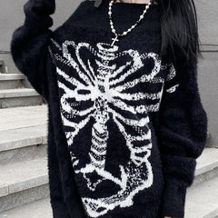 Grunge Skeletal Sweater