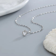 Collier Coeur Argent