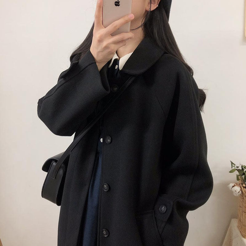 Long Thickened Lined Coat